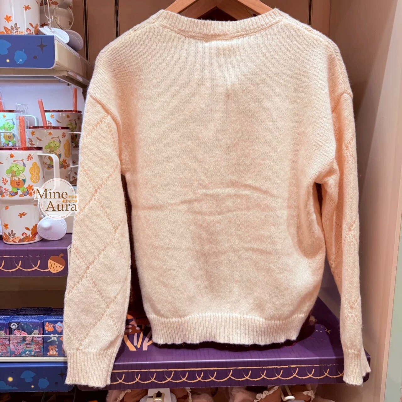 達菲 Duffy 與好友們 小小伙伴系列 可琦安 餅乾 CookieAnn 長袖 毛衣 上衣 -上海迪士尼樂園