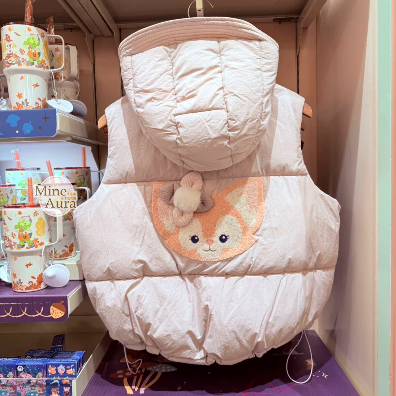 達菲 Duffy 與好友們 小小伙伴系列 玲娜貝兒 Lina bell 連帽 背心 -上海迪士尼樂園