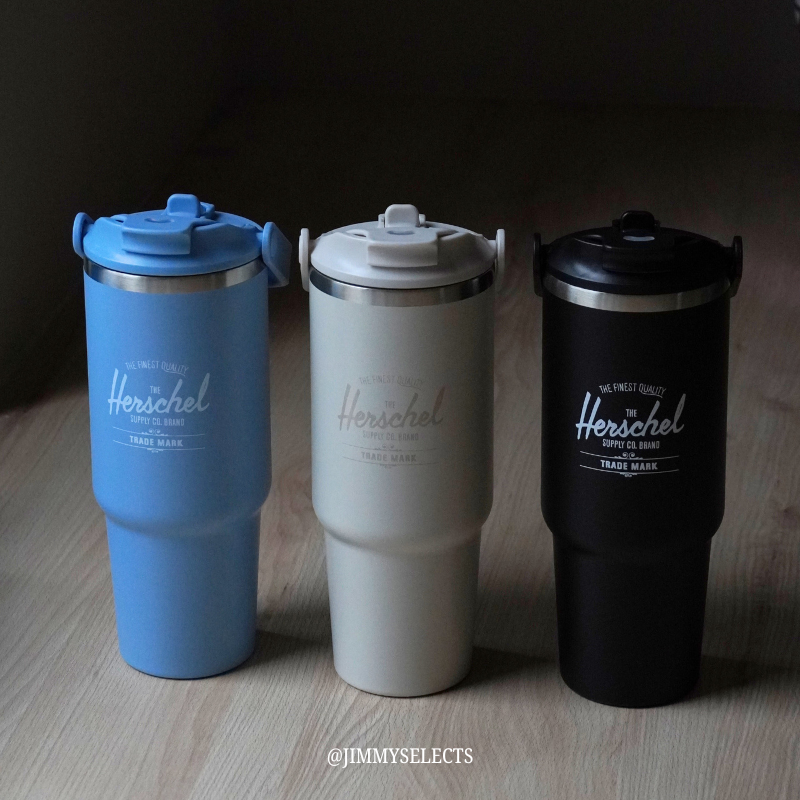 【Herschel】保溫瓶 保溫杯-白/黑/藍