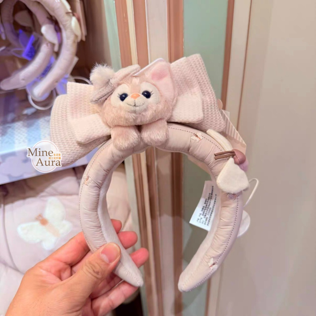 達菲 Duffy 與好友們 小小伙伴系列 玲娜貝兒 LinaBell 立體耳朵 造型 髮圈 髮箍 -上海迪士尼樂園