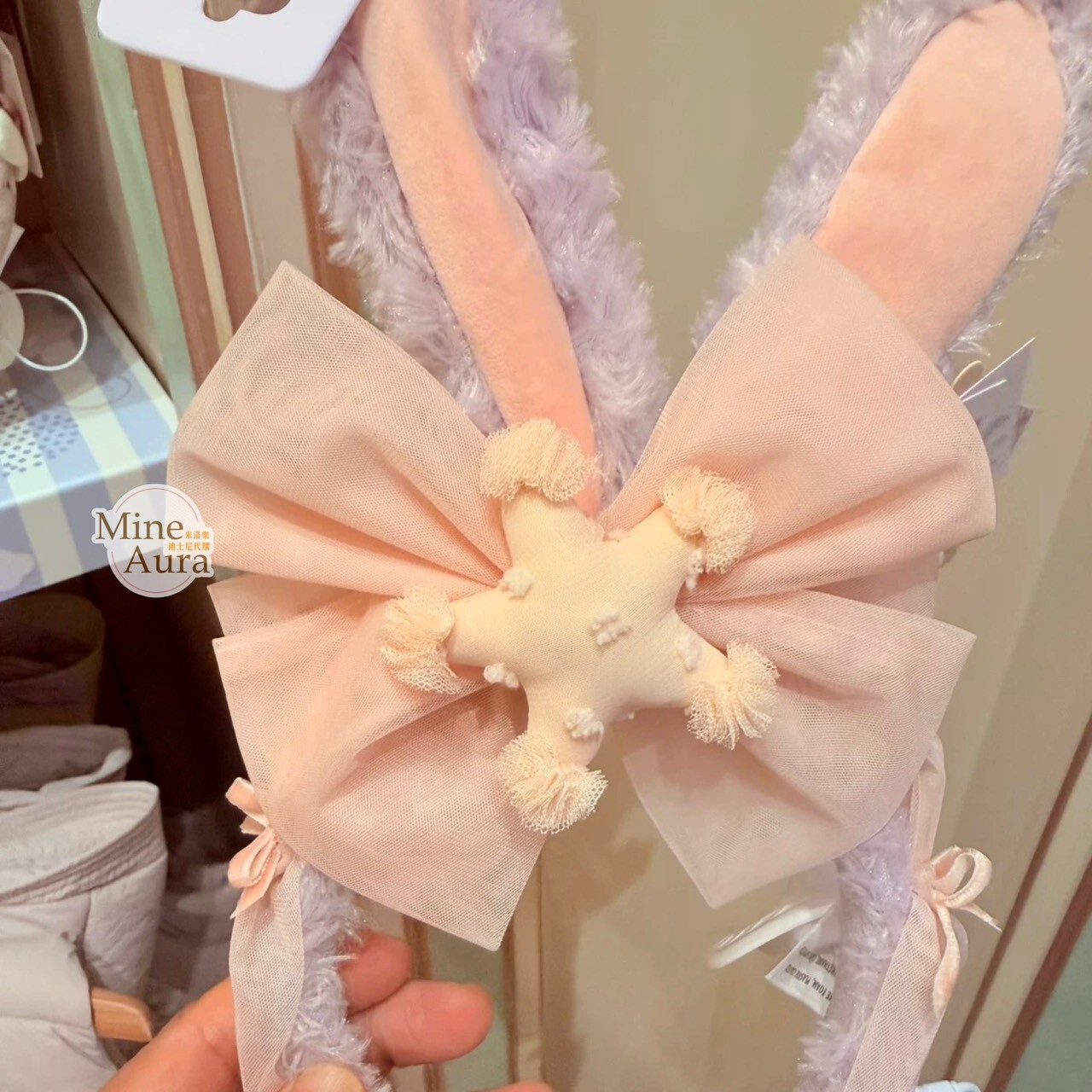 達菲 Duffy 與好友們 小小伙伴系列 史黛拉露 星黛露 StellaLou 立體耳朵 造型 髮圈 髮箍 -上海迪士尼樂園