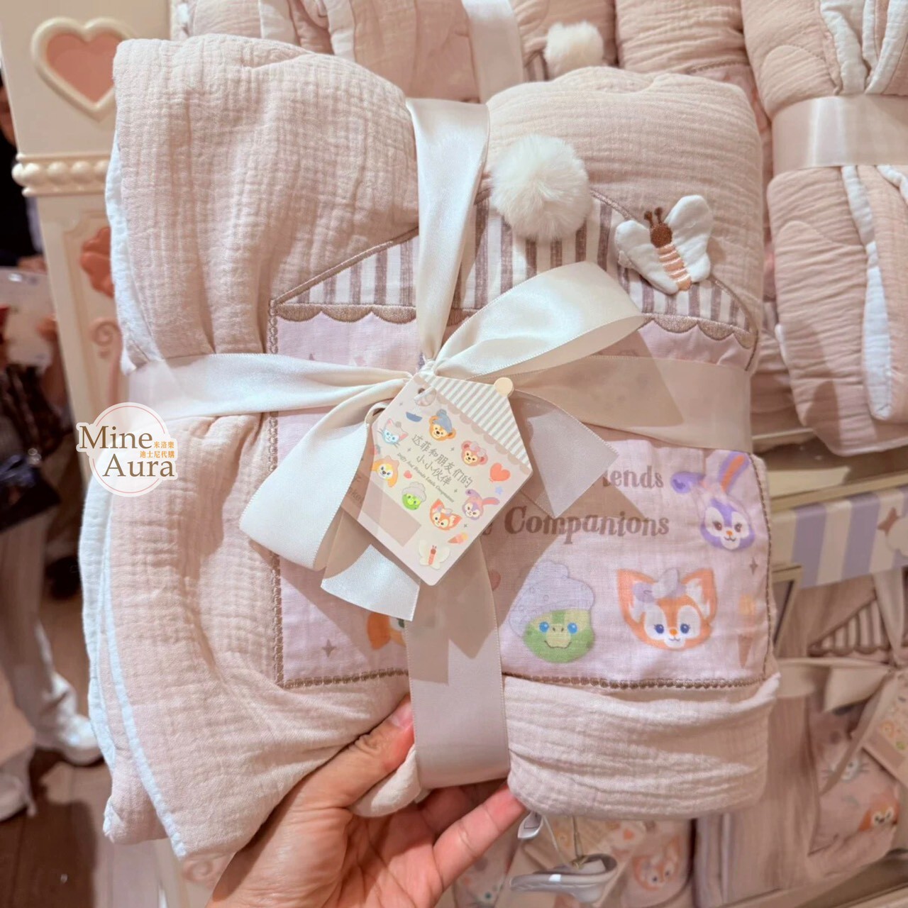 達菲 Duffy 與好友們 小小伙伴系列 圖案 毛毯 毯子 -上海迪士尼樂園