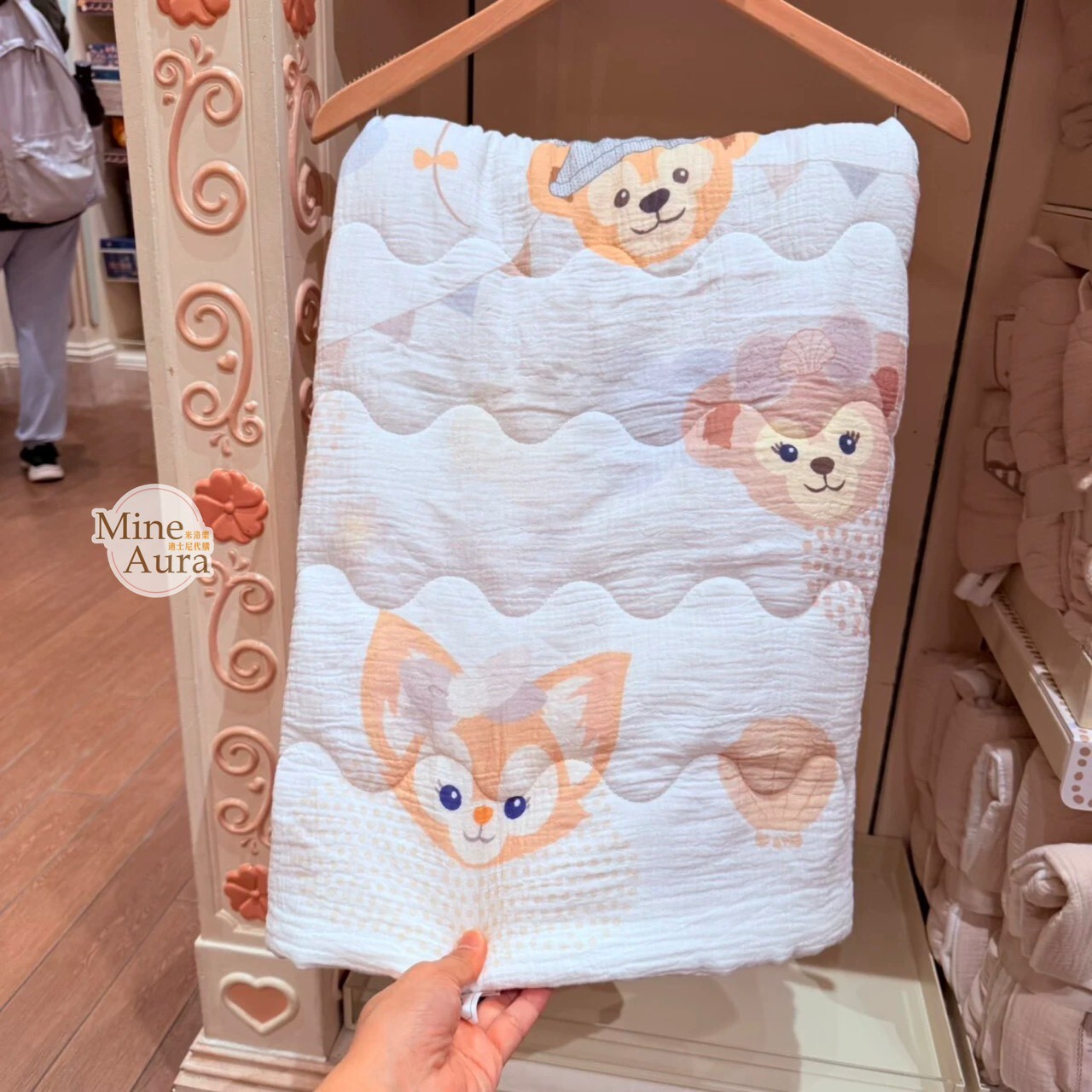 達菲 Duffy 與好友們 小小伙伴系列 圖案 毛毯 毯子 -上海迪士尼樂園