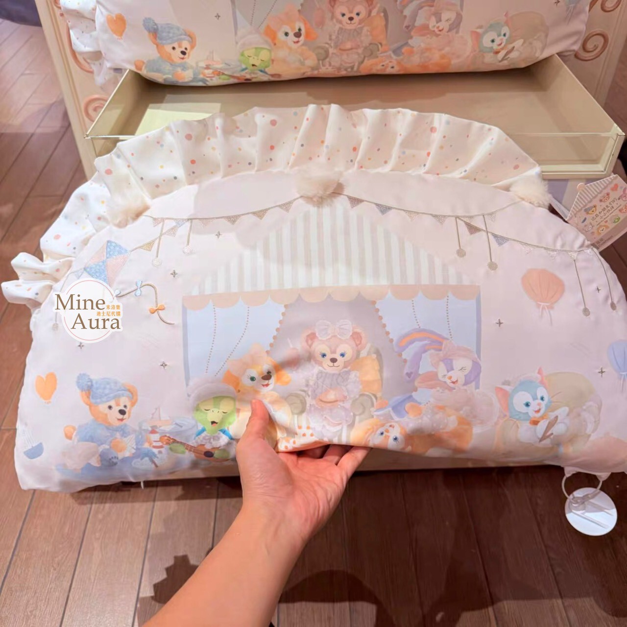 達菲 Duffy 與好友們 小小伙伴系列 圖案 造型 抱枕 靠墊 枕頭 -上海迪士尼樂園