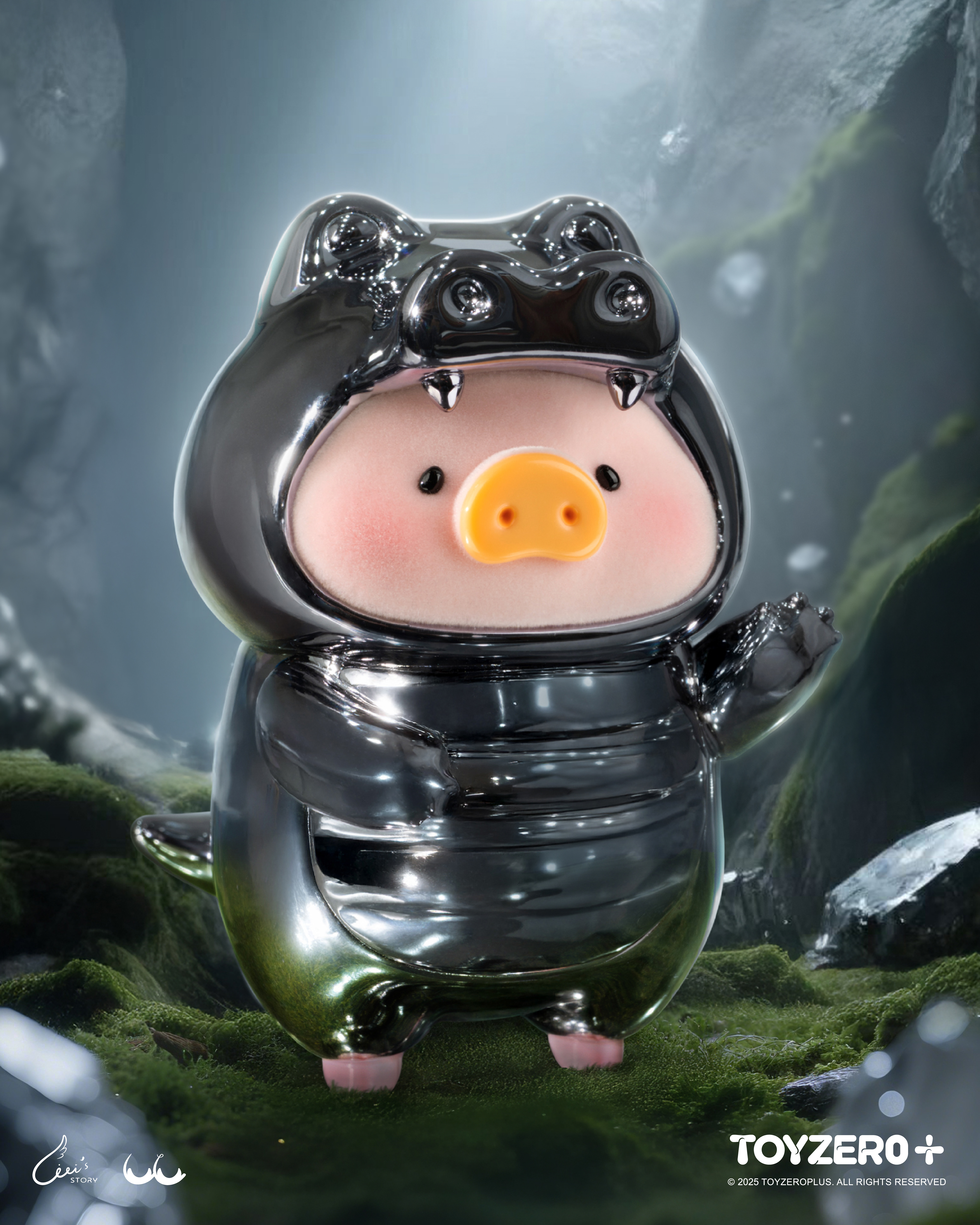 罐頭豬LuLu - 動物派對限定吊卡 (閃鱗)