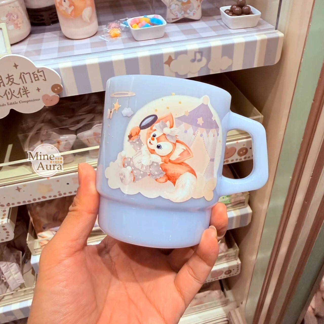 達菲 Duffy 與好友們 小小伙伴系列 可琦安 餅乾 CookieAnn 玲娜貝兒 LinaBell 冷飲 水杯 -上海迪士尼樂園