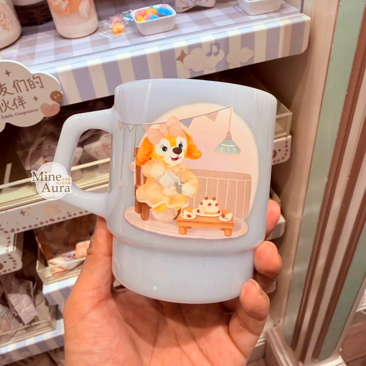 達菲 Duffy 與好友們 小小伙伴系列 可琦安 餅乾 CookieAnn 玲娜貝兒 LinaBell 冷飲 水杯 -上海迪士尼樂園