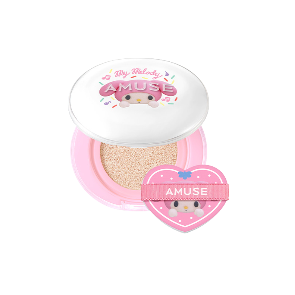 AMUSE [美樂蒂聯名] 果凍水光純素氣墊粉餅