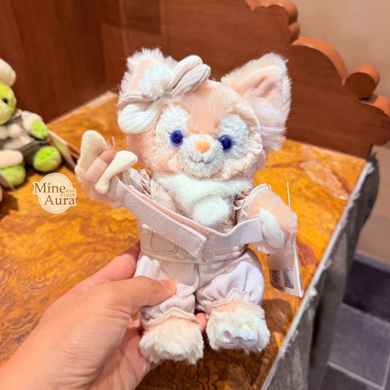 達菲 Duffy 與好友們 小小伙伴系列 玲娜貝兒 Lina bell 抱抱 絨毛 造型 窗簾束帶 窗簾綁帶 -上海迪士尼樂園