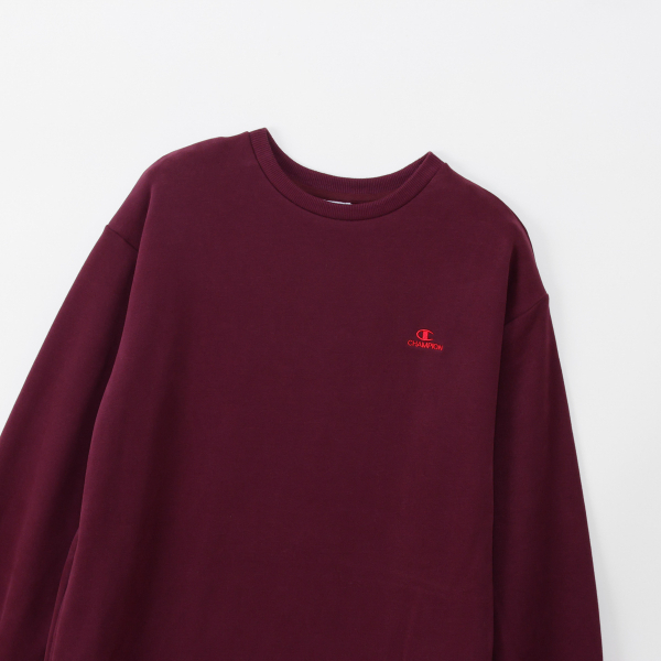 女款- CASUAL 寬版刺繡長袖洋裝-深紅色（CW-C012-935）