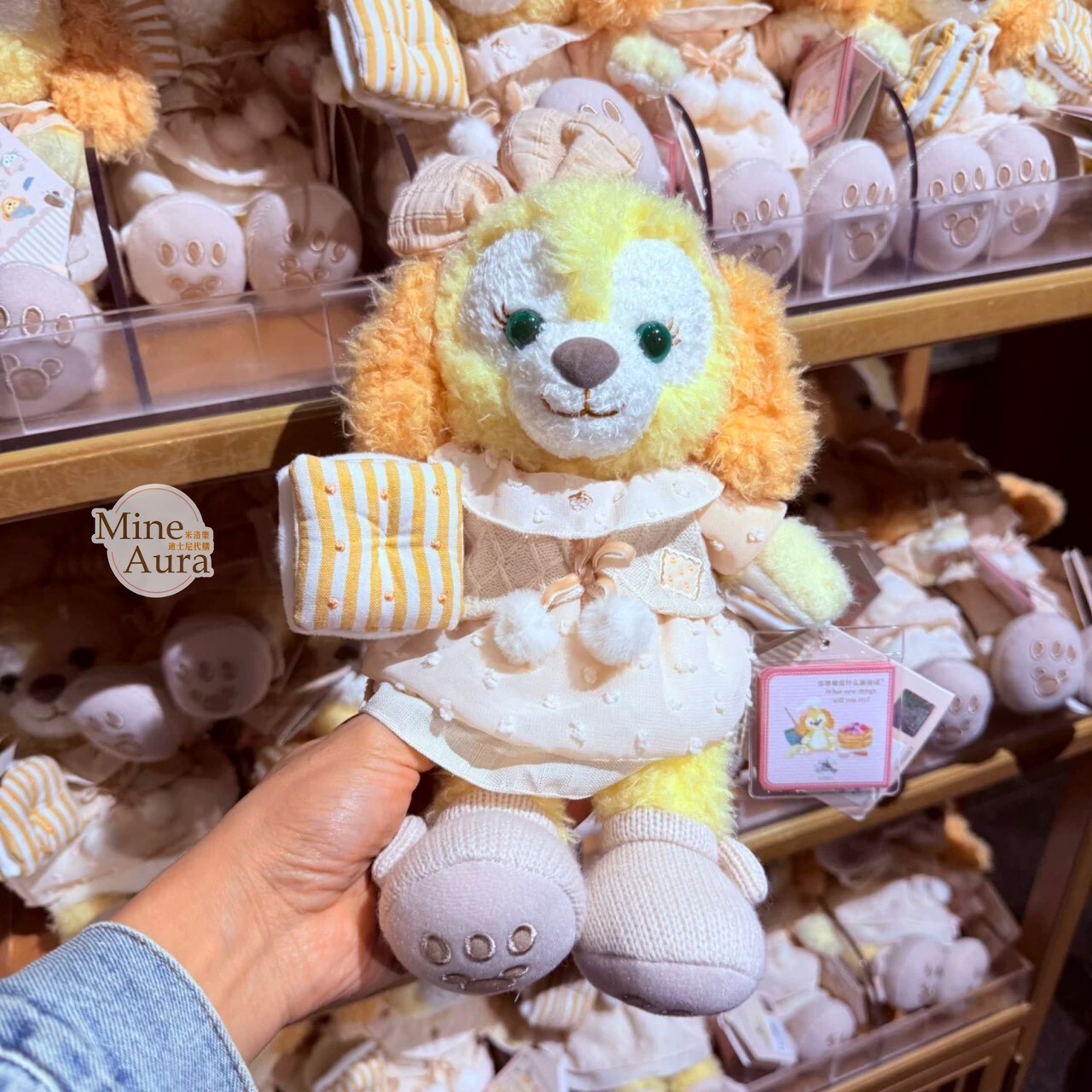 達菲 Duffy 與好友們 小小伙伴系列 可琦安 餅乾 CookieAnn SS號 娃娃 玩偶 -上海迪士尼樂園