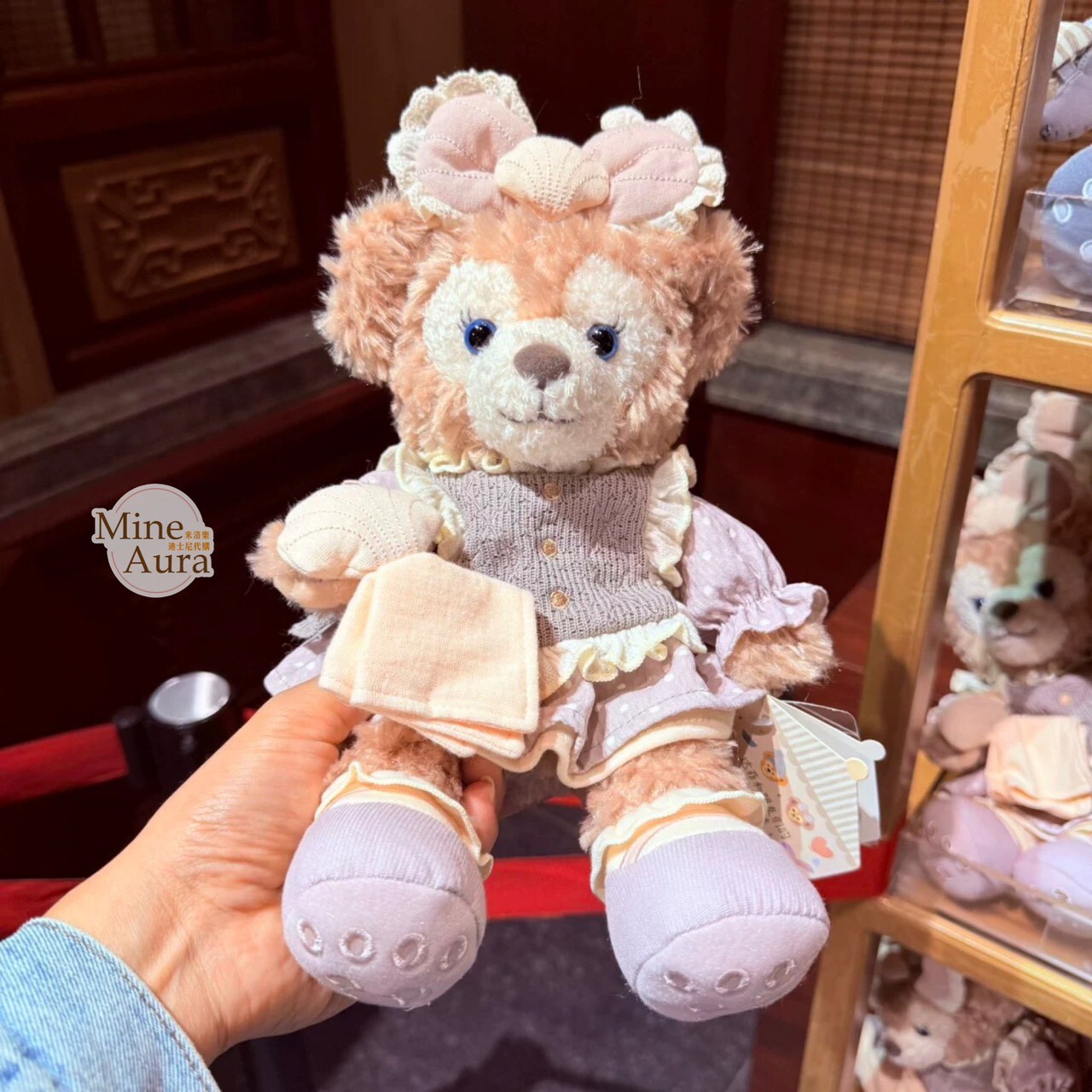 達菲 Duffy 與好友們 小小伙伴系列 雪莉玫 ShellieMay SS號 娃娃 玩偶 -上海迪士尼樂園