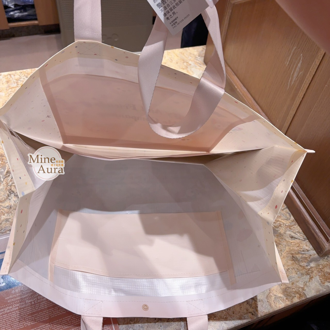 達菲 Duffy 與好友們 小小伙伴系列 圖案 手提 環保袋 購物袋 附收納袋 -上海迪士尼樂園