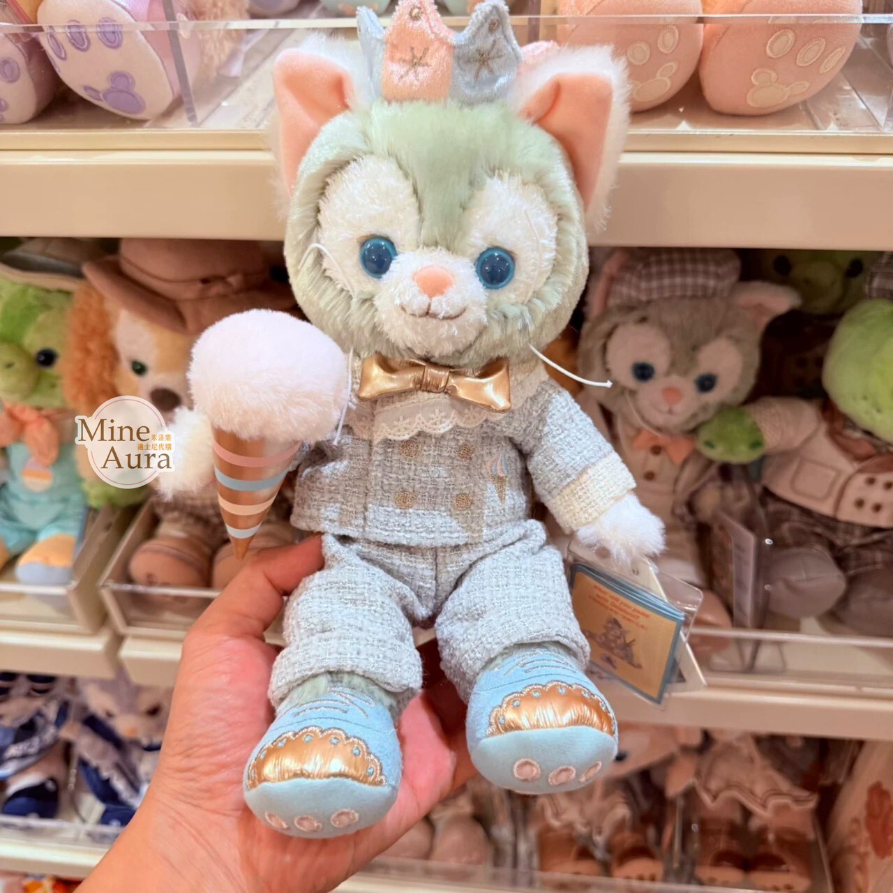 夢幻慶典系列 傑拉托尼 畫家貓 Gelatoni SS號 娃娃 玩偶 -上海迪士尼樂園