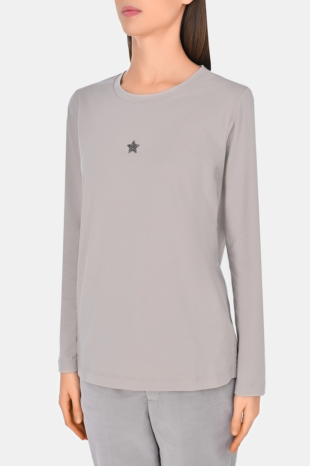 LORENA 星星長袖棉T(米)