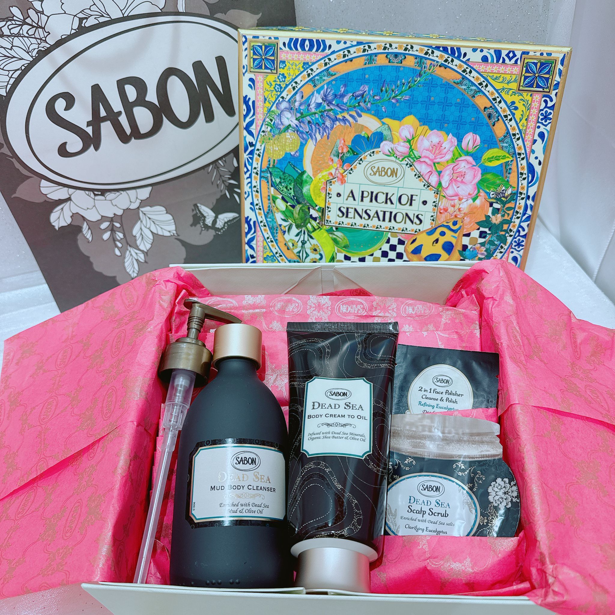 SABON 死海療癒淨化身體禮盒套裝 (不包郵,盒面隨機)