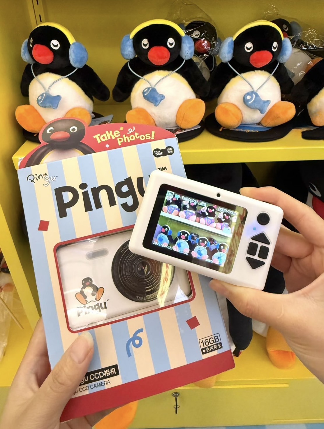 企鵝家族 PINGU 快閃店限定 CCD相機