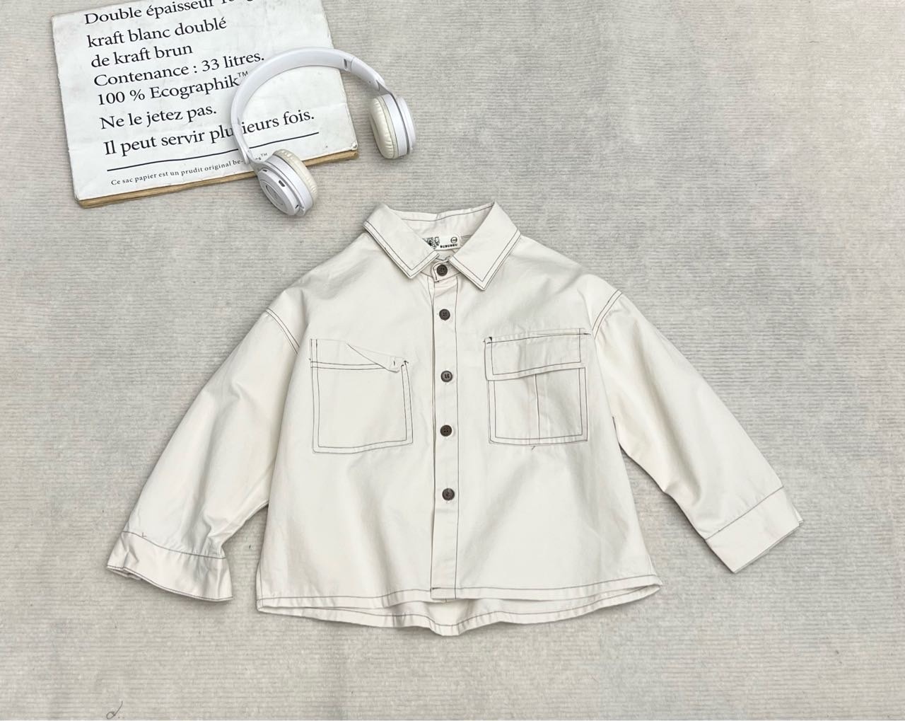 A03189雙口袋襯衫