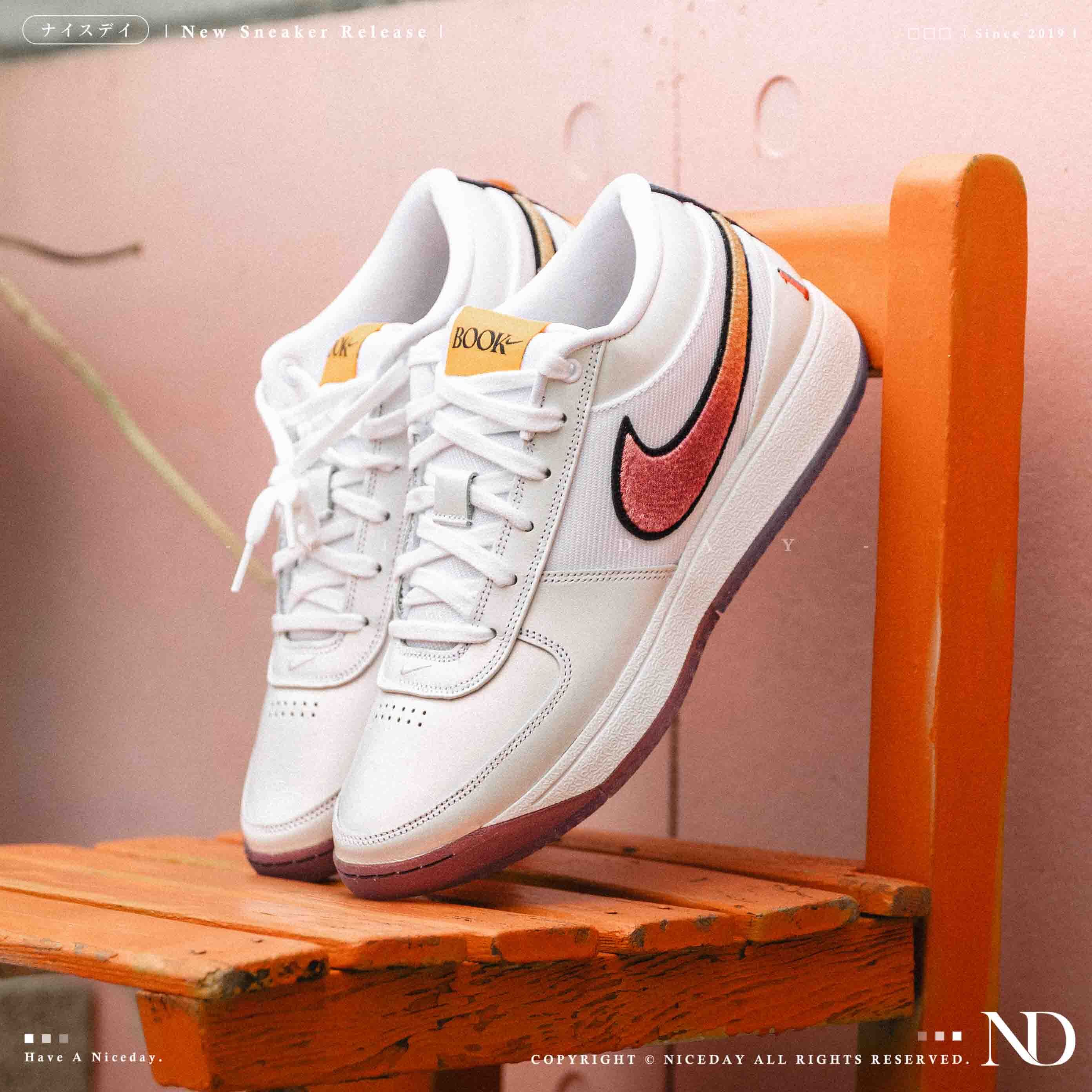 NICEDAY 現貨 Nike Book 1 布克 白粉 炫彩 粉藍 藍粉 實戰 籃球鞋 IH0893-100