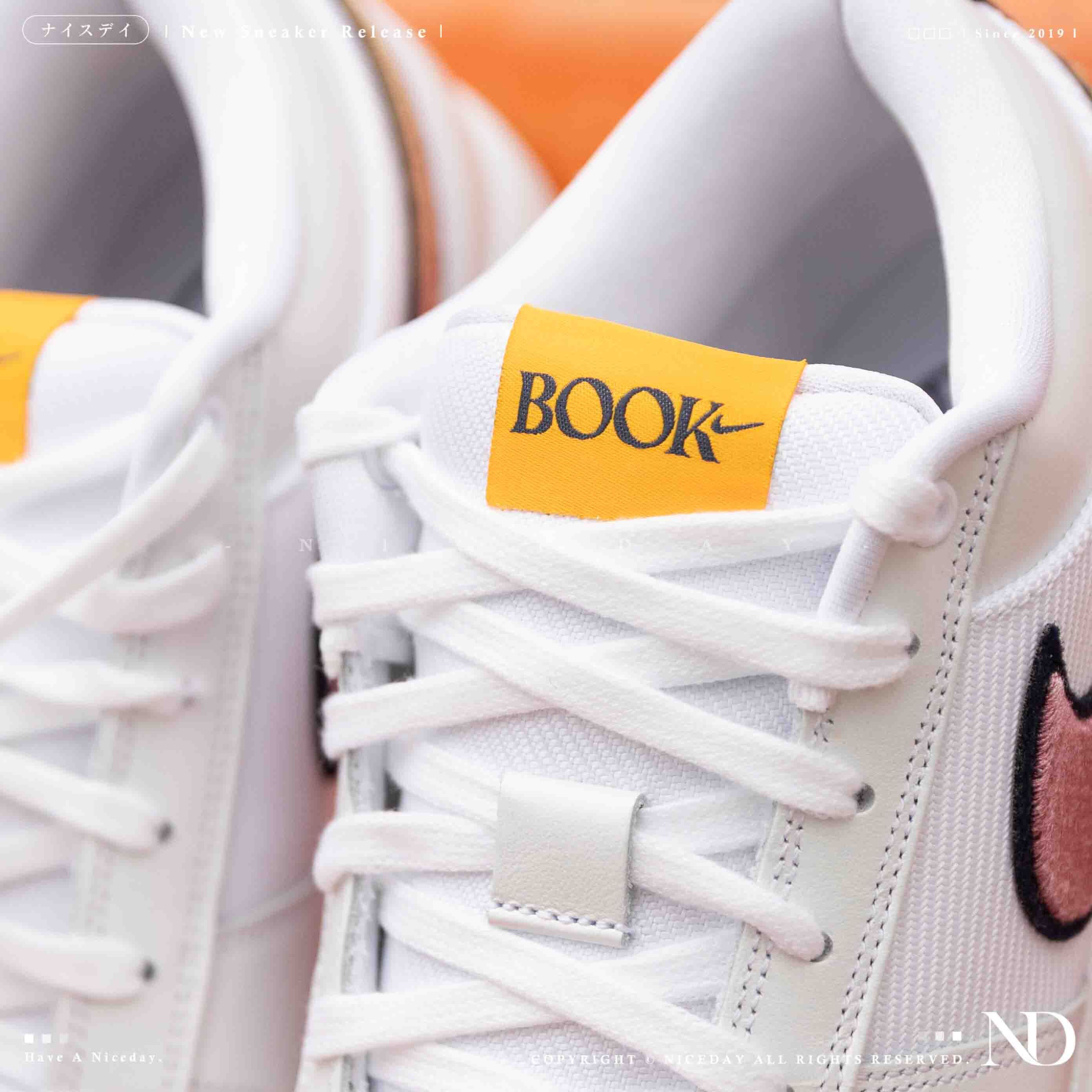 NICEDAY 現貨 Nike Book 1 布克 白粉 炫彩 粉藍 藍粉 實戰 籃球鞋 IH0893-100