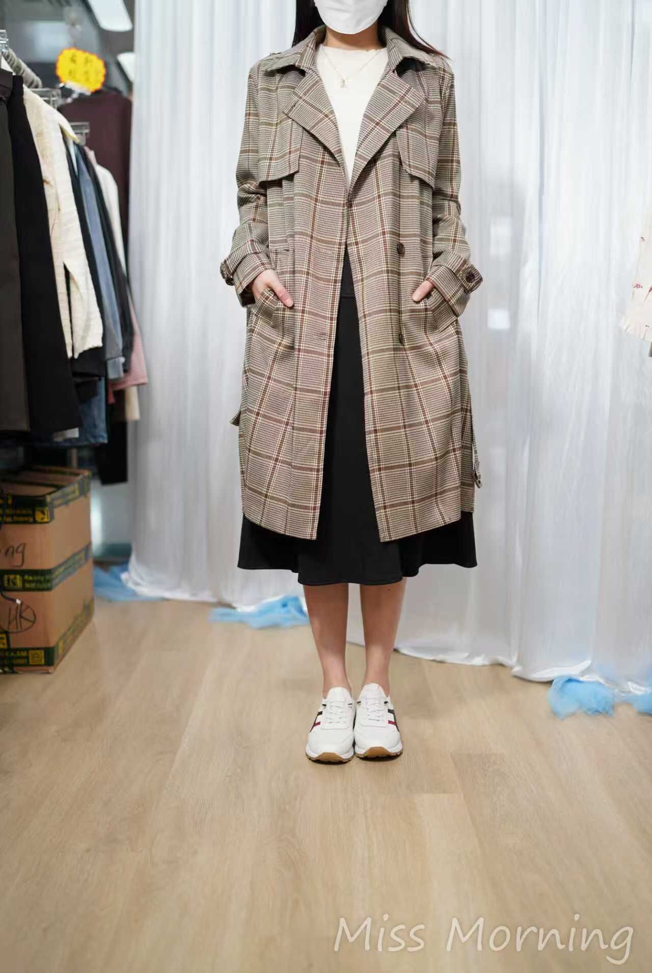 格仔長外套(14871) 一口價