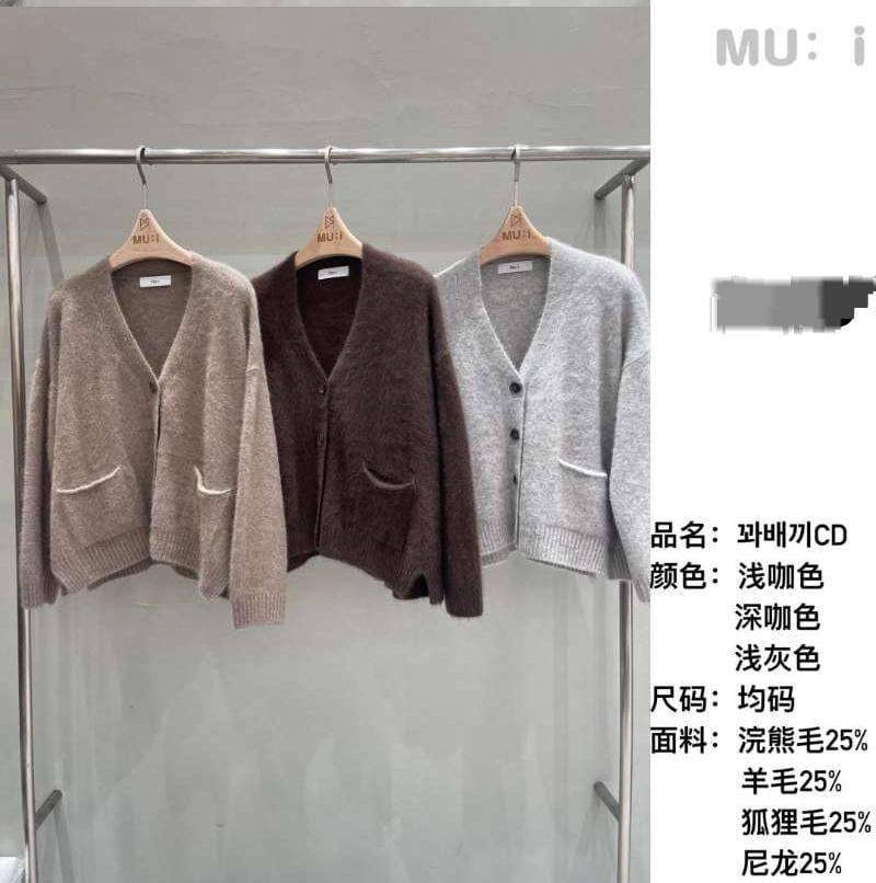 MU5148 厚實排扣羊毛外套