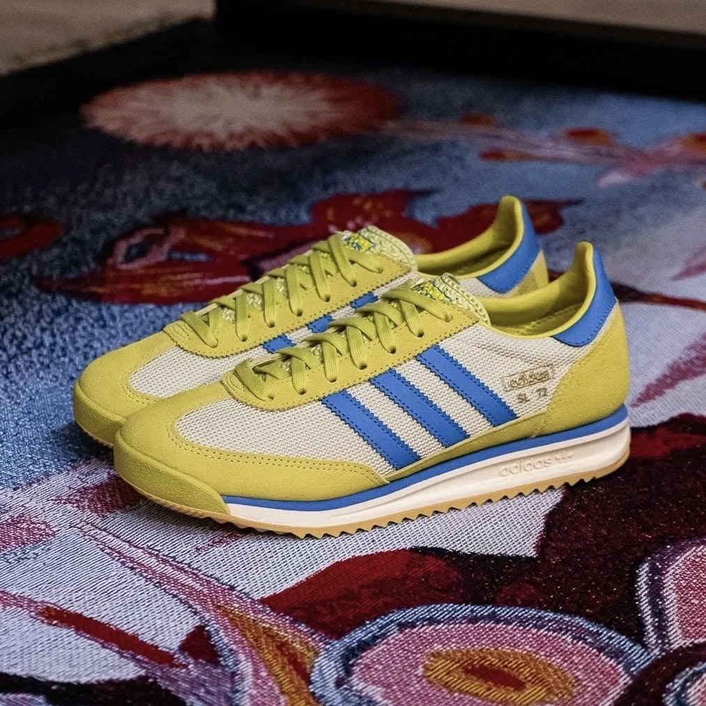 ADIDAS SL 72 RS 芥末黃 黃藍 麂皮 編織 金標 休閒 男鞋 JH5101
