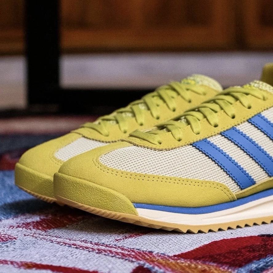 ADIDAS SL 72 RS 芥末黃 黃藍 麂皮 編織 金標 休閒 男鞋 JH5101