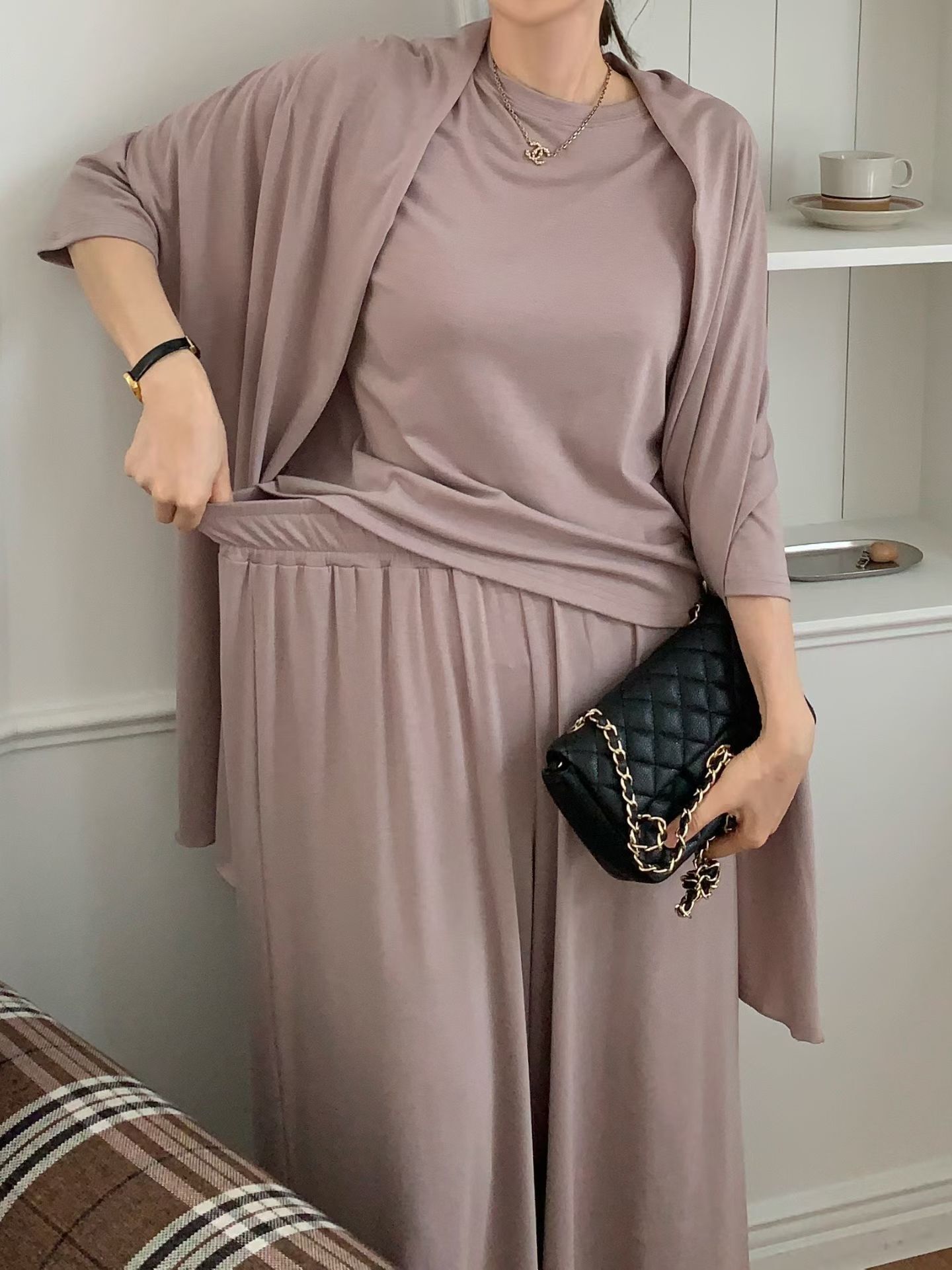 【現貨】極簡高質感套裝 顯瘦修長穿搭