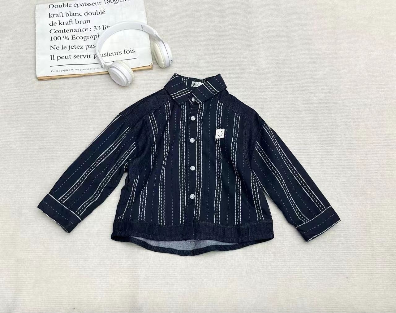 A03188布標刺繡襯衫