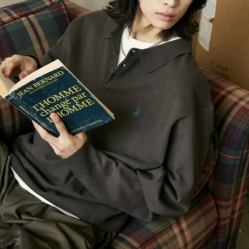 U.S. POLO ASSN. x PUBLUX 針織衫 POLO領 寬鬆 休閒 上衣 長袖 98270169