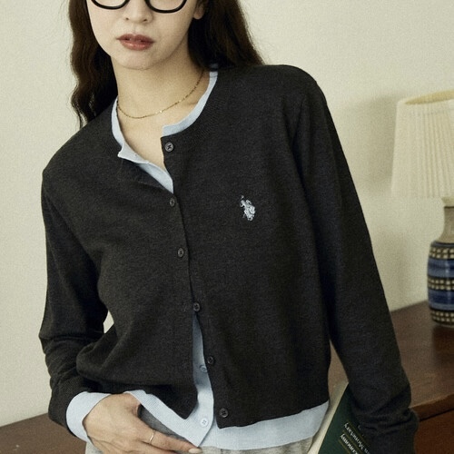 U.S. POLO ASSN. x PUBLUX 假兩件 針織衫 外套 上衣 長袖 撞色 98100832