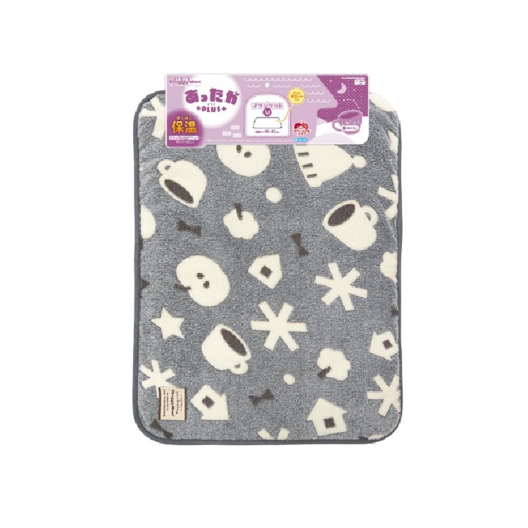 DoggyMan 冬日時間 保暖軟墊  銀灰色 M