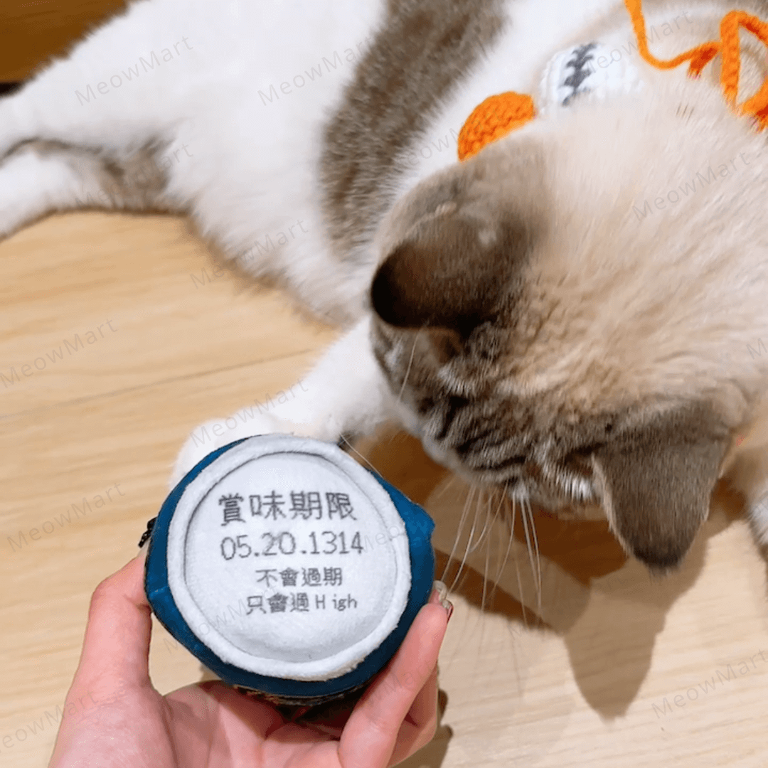 吉豆貓｜江戶醉貓罐｜貓啤酒貓草包