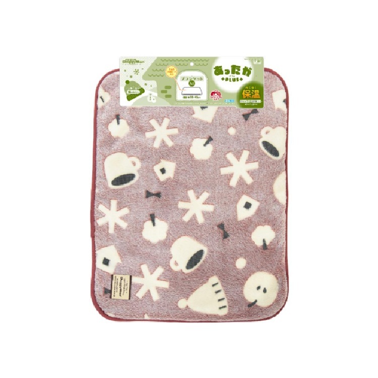 DoggyMan 冬日時間 保暖軟墊  酒紅色 M