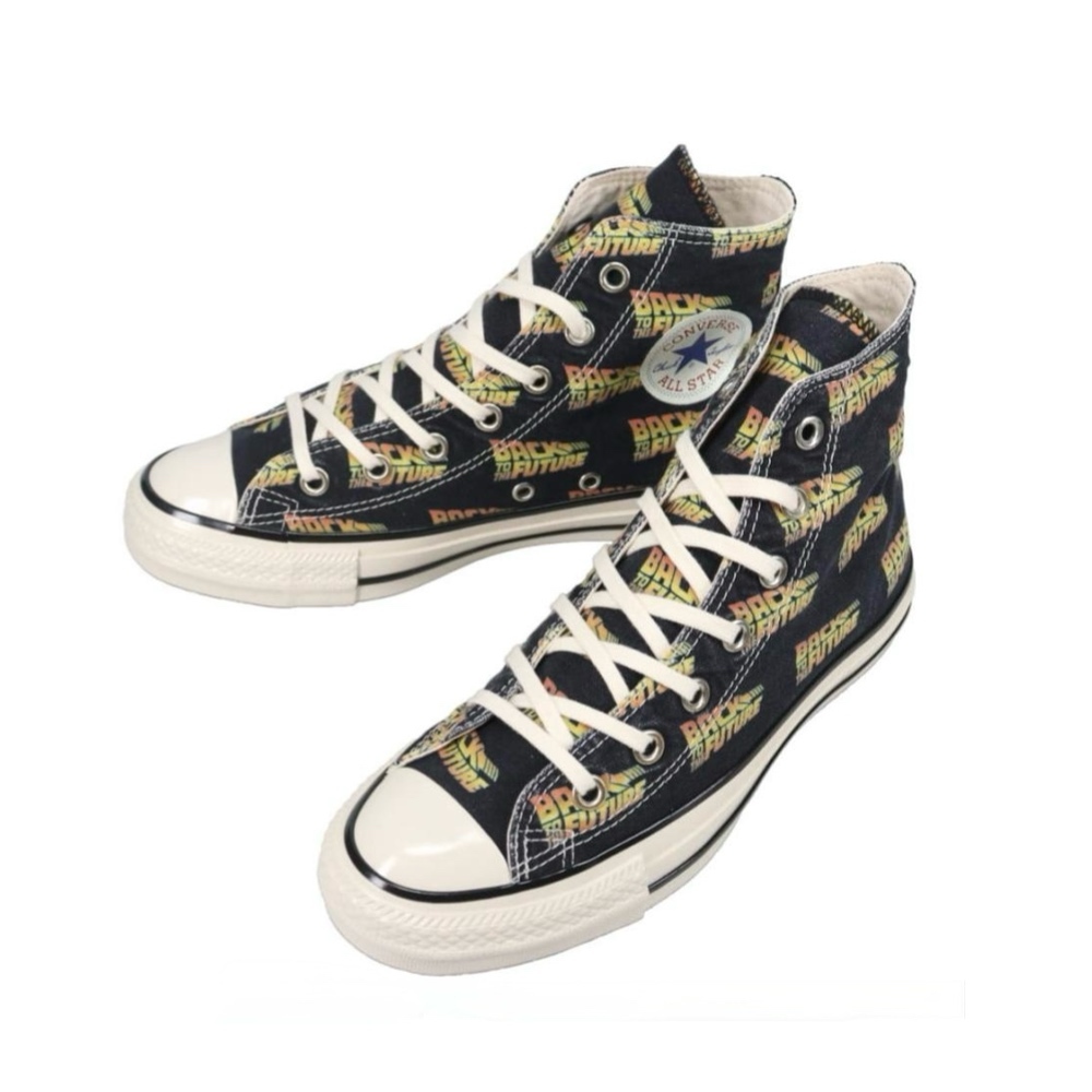 CONVERSE ALL STAR 回到未來 聯名 高筒 圖樣 帆布鞋 1SE153
