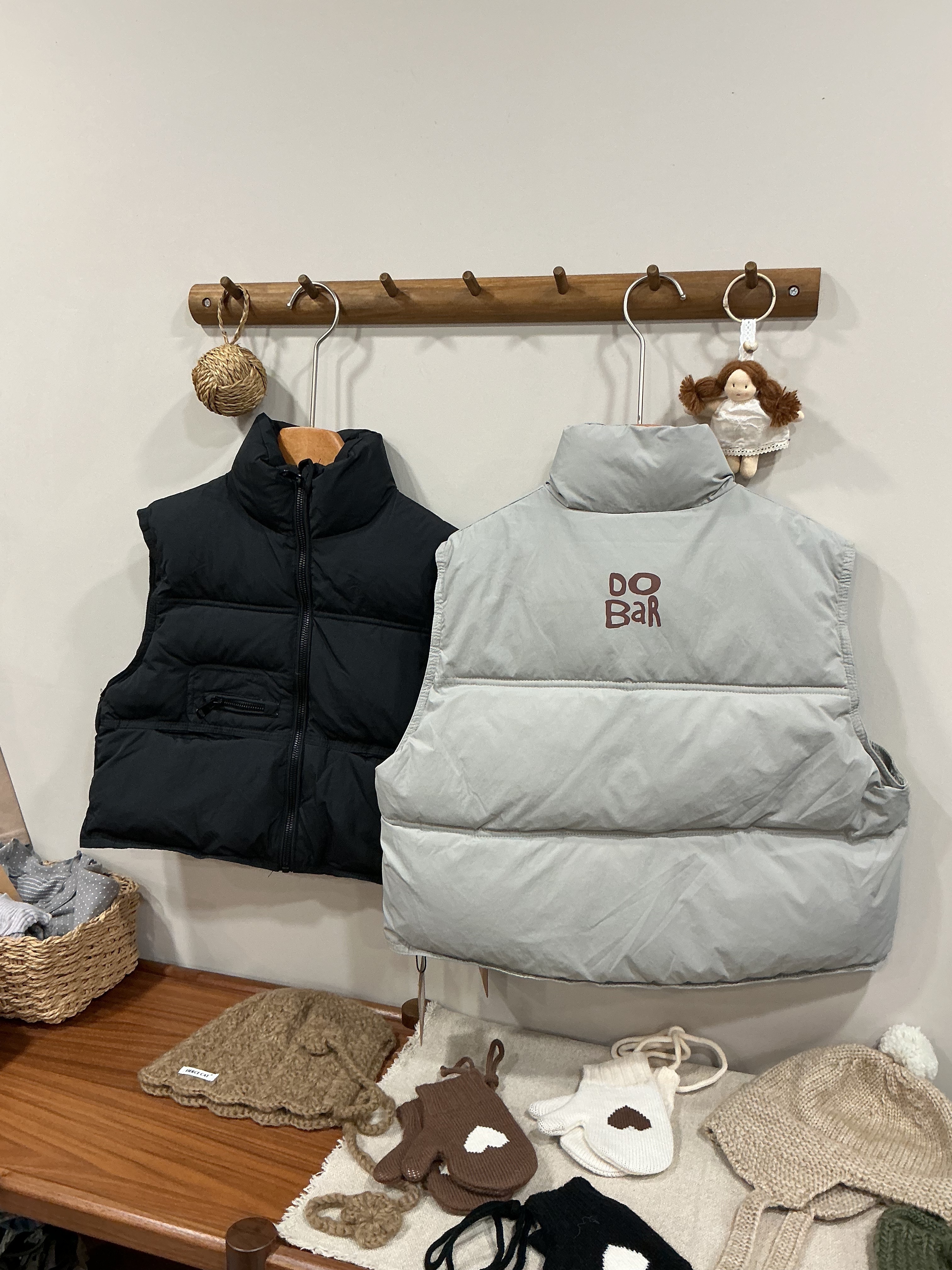 A03259質感霧面鋪棉背心