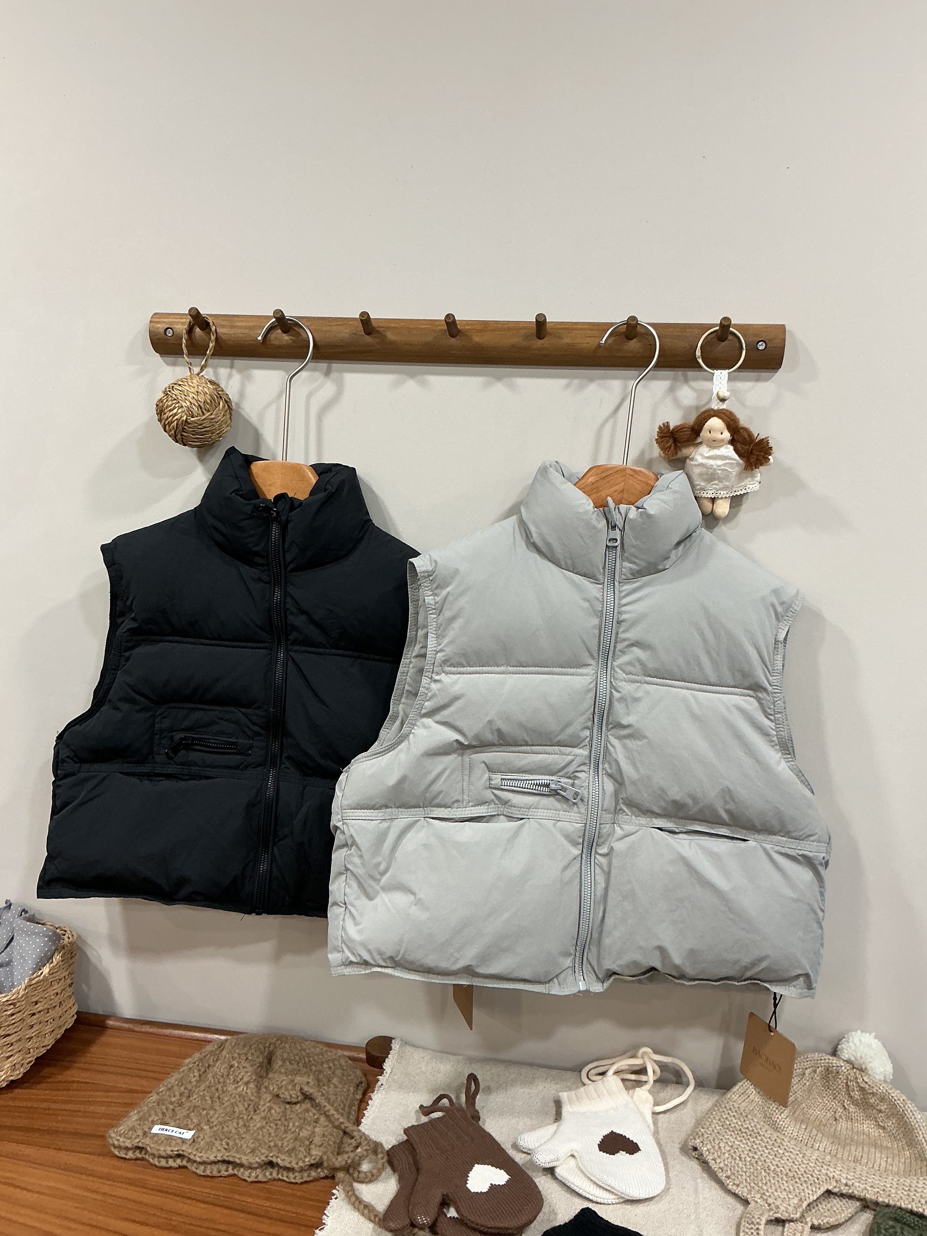 A03259質感霧面鋪棉背心