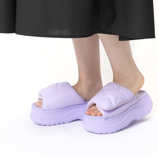 CONVERSE ALL STAR 厚底 香芋紫 魔鬼氈 拖鞋 皮面 33800051