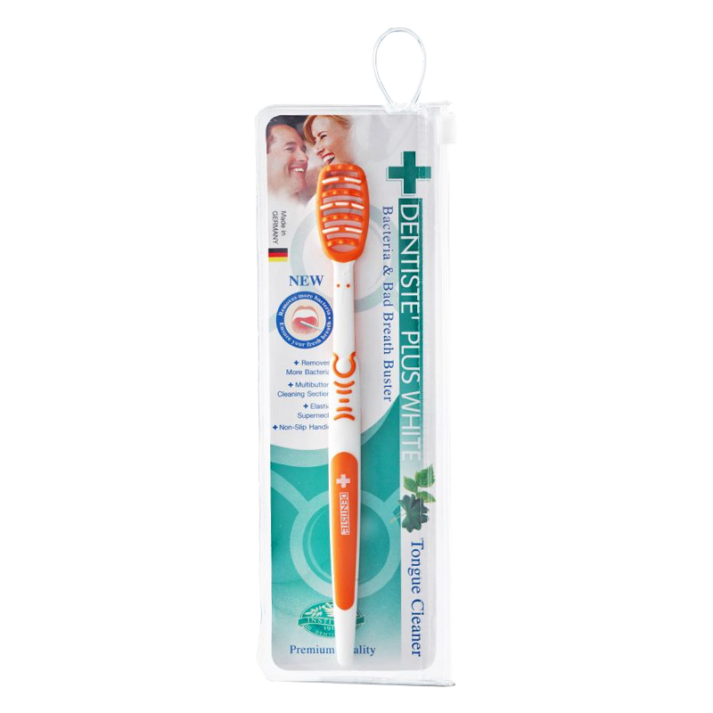 DENTISTEʼ牙醫選 專業舌頭清潔器（刮舌板）德國製 1入