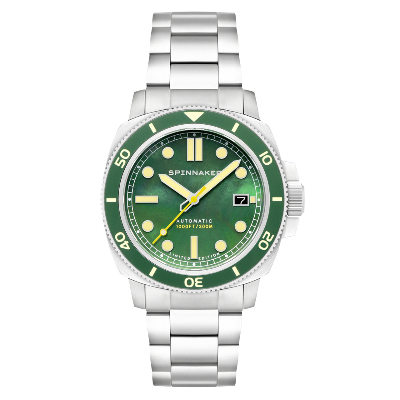 Spinnaker Hull Emerald Pearl  珍珠貝母 限量版 潛水 機械錶 SP-5106-33