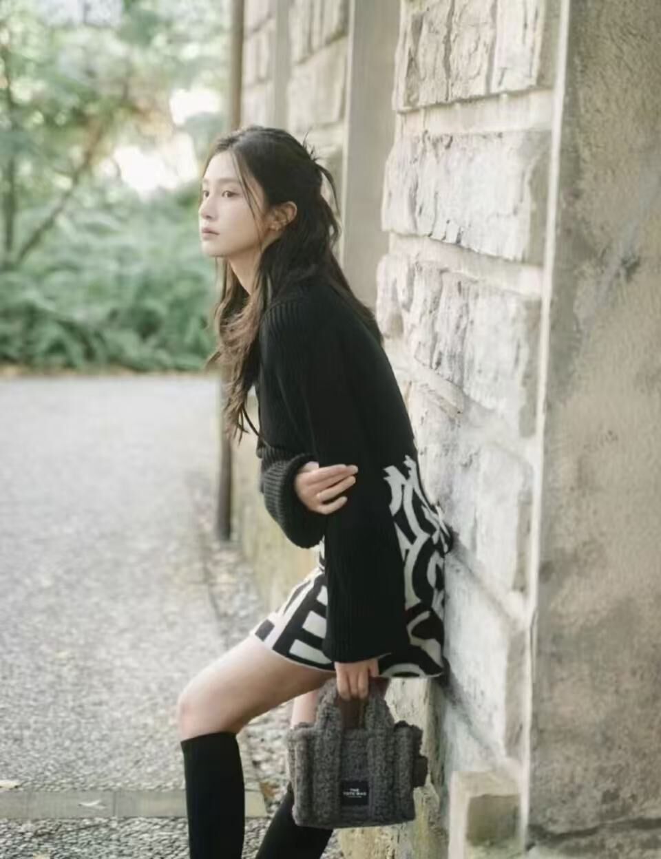 【直播】Marc Jacobs LL102230 泰迪毛茸茸小號托特包