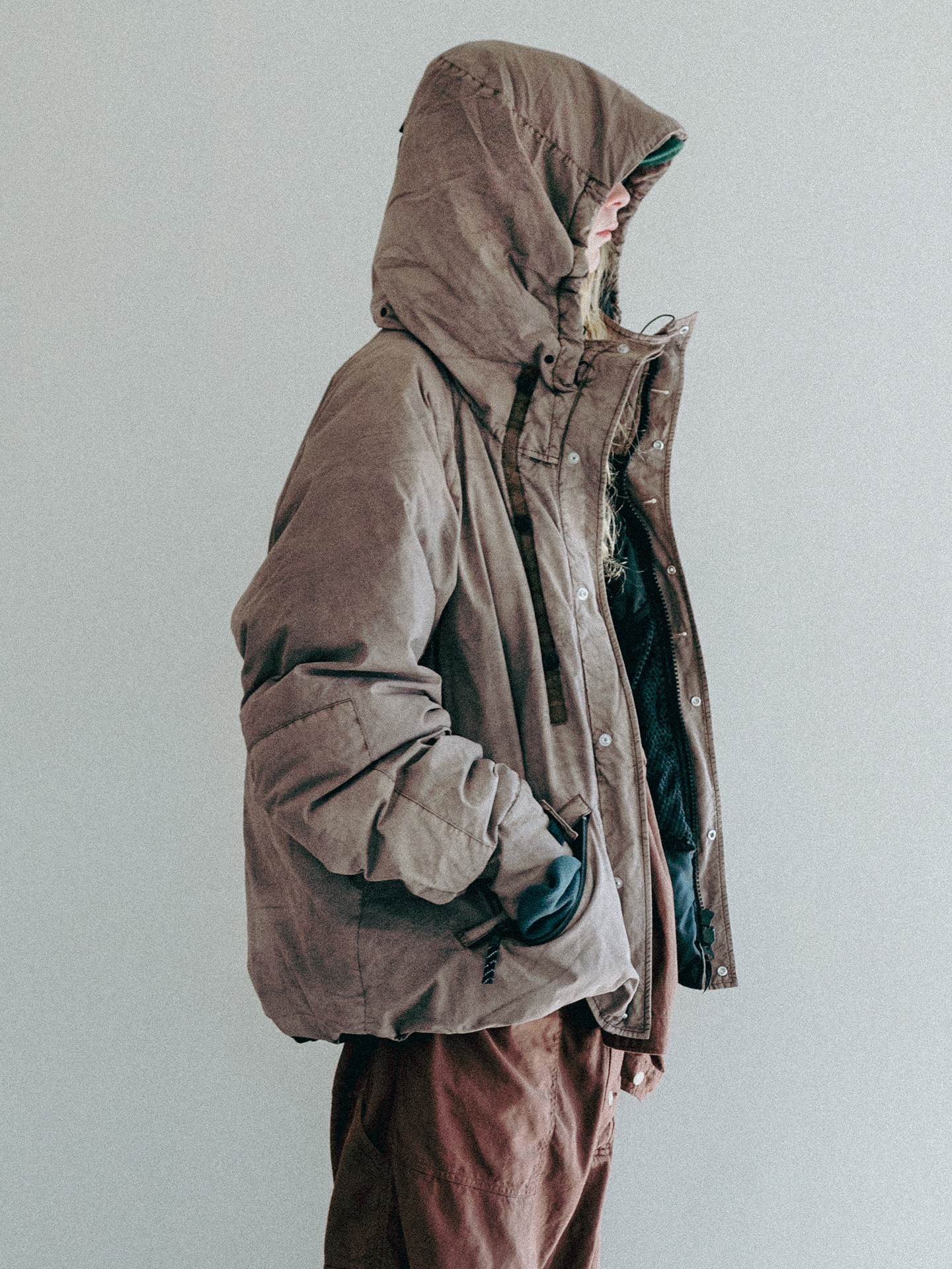 ジャケット・アウター INNAT WILD THINGS GARMENT DYED MAKALU INNAT x WILD THINGS Garment Dyed Makalu Down Jacket