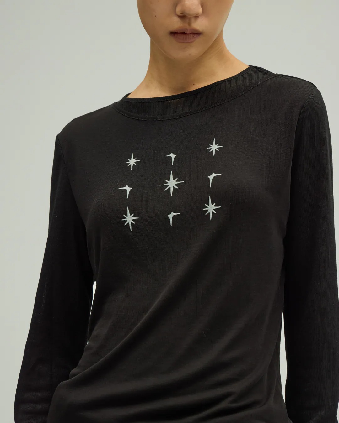 SILVER NINE Double-Layer Star Tee
