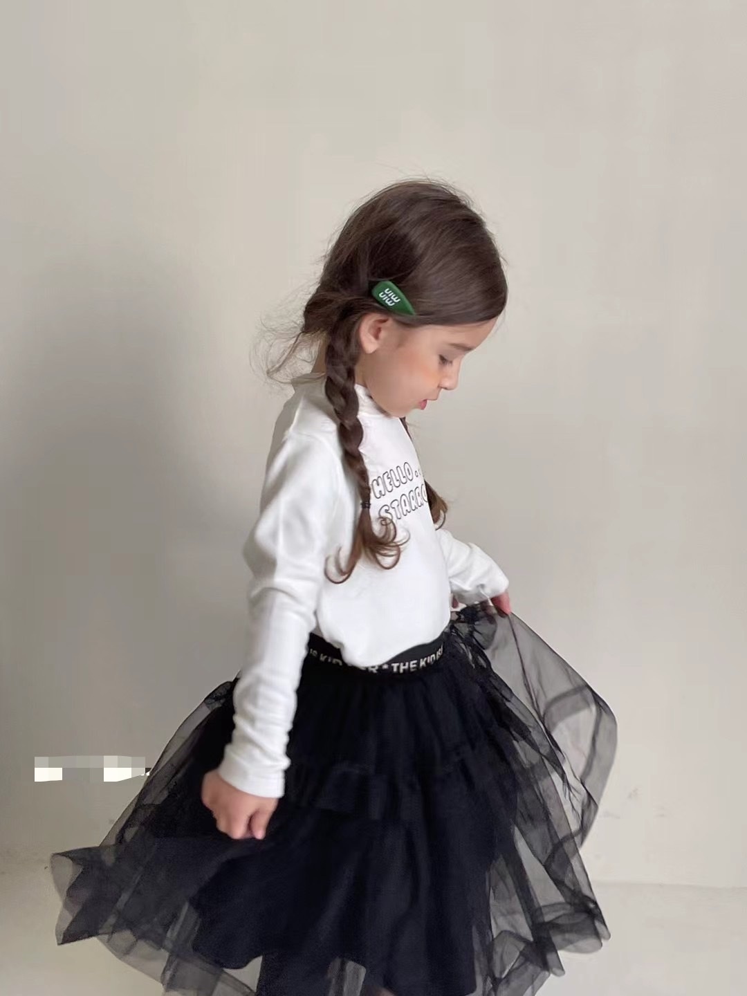 A03221設計師品牌層次半身紗裙