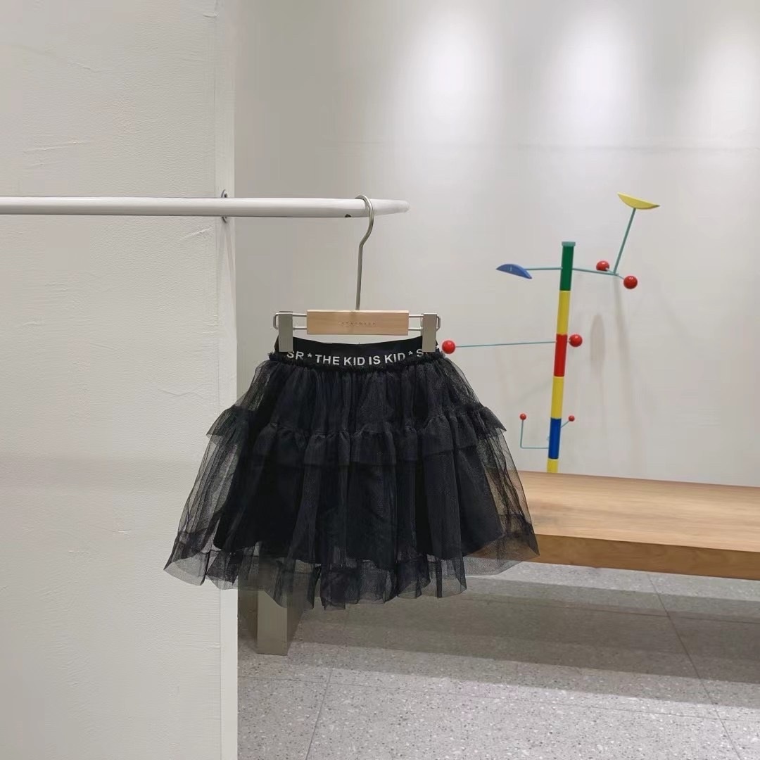 A03221設計師品牌層次半身紗裙