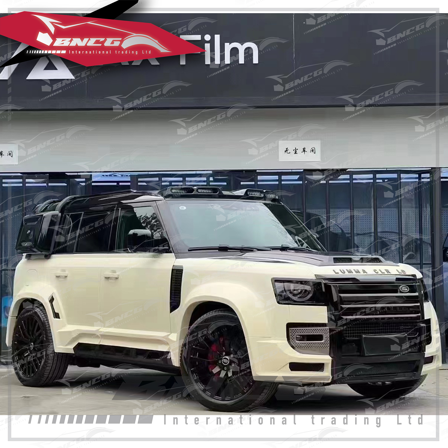 路虎 Land Rover Defender LUMAN款 塑料PP 外觀件 空力套件 FRP引擎蓋