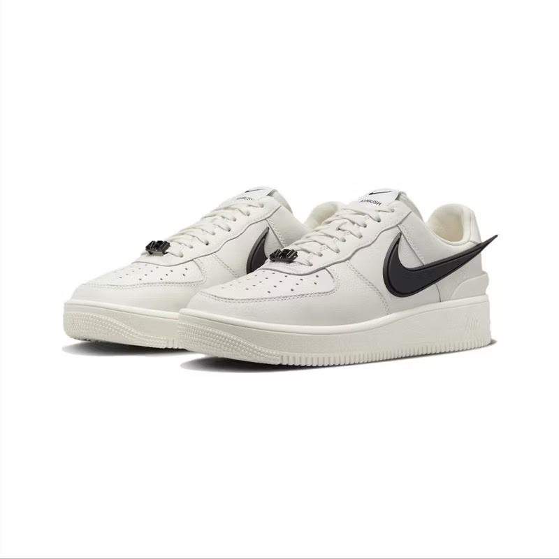<連線代購商品> AMBUSH® x NIKE Air Force 1 Low Phantom 聯名款 白底黑勾 DV3464-002