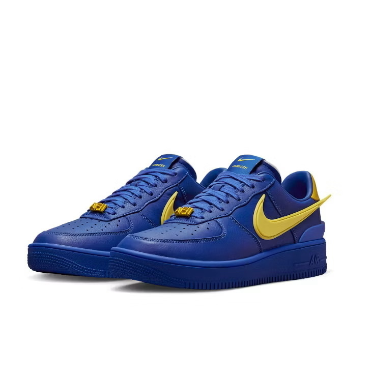 <連線代購商品> AMBUSH® x NIKE Air Force 1 Low Phantom 聯名款 藍底黃勾 DV3464-400