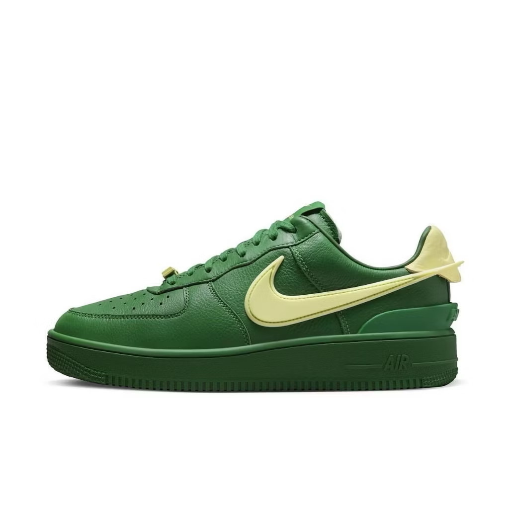 <連線代購商品> AMBUSH® x NIKE Air Force 1 Low Phantom 聯名款 綠底黃勾 DV3464-300